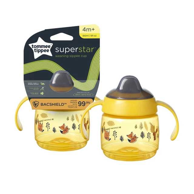 TOMMEE TIPPEE Tasse Sevrage Sippee, 4m 190ml, Jaune