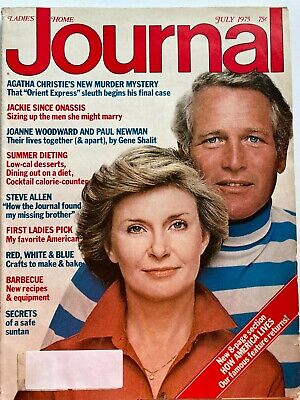 JOANNE WOODWARD PAUL NEWMAN July 1975 LADIES HOME JOURNAL Magazine STEVE ALLEN