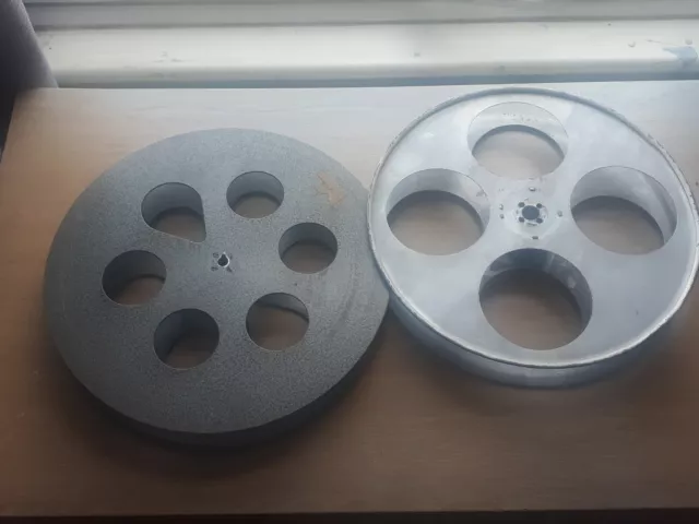 2x 35mm Cine Film Spare Reels 1200ft Each