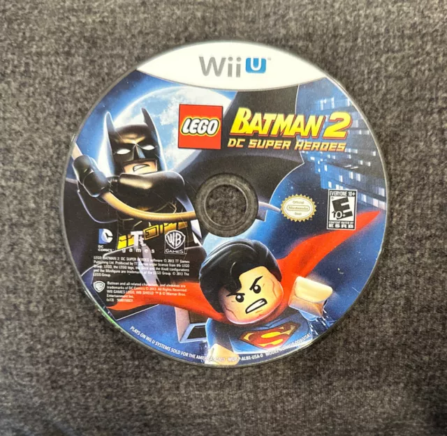 Lego Batman 2: DC Super Heroes (Nintendo Wii U) NO TRACKING - DISC ONLY  #4673