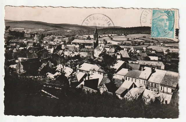 CHATEAU CHINON - Nievre - CPA 58 - vue generale - Carte photo 1950