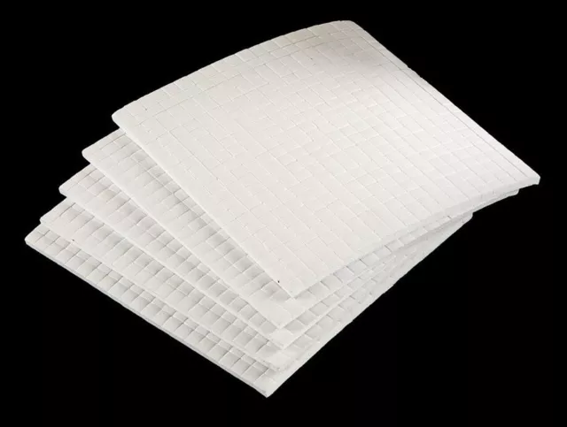 3d Self Adhesive White Foam Squares