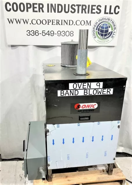 Item 2653:  10 Hp Sonic Model 70 Blower Package With Acoustic Housing. Slightly