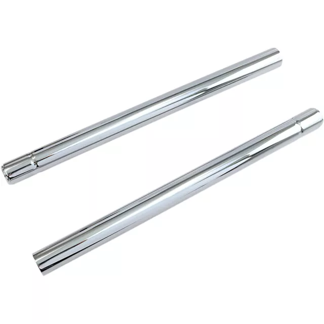 Custom Cycle Show Chrome Fork Tubes - 41 mm - 22.75" T1261