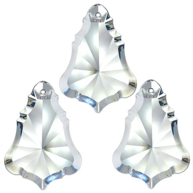 9 Cristaux Venezia 50mm 30% Plomb Pour Lustre - Cristal Brillant, Neuf
