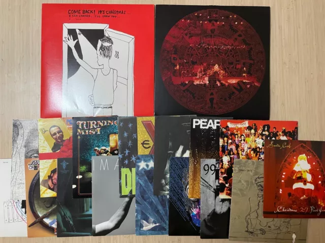 RARE Pearl Jam Collection Ten Club Christmas Singles and Deep Magazines