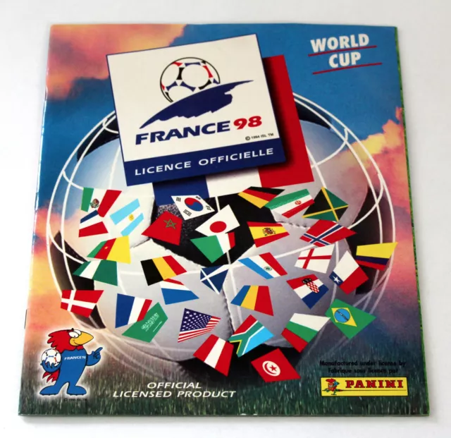 Panini WC WM France 98 1998 – Album Vide Album International Ed. Pas Not Mint