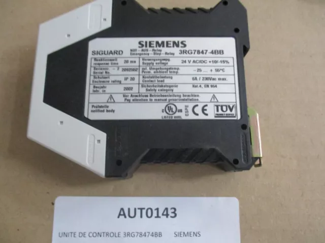 Unite De Controle Siemens