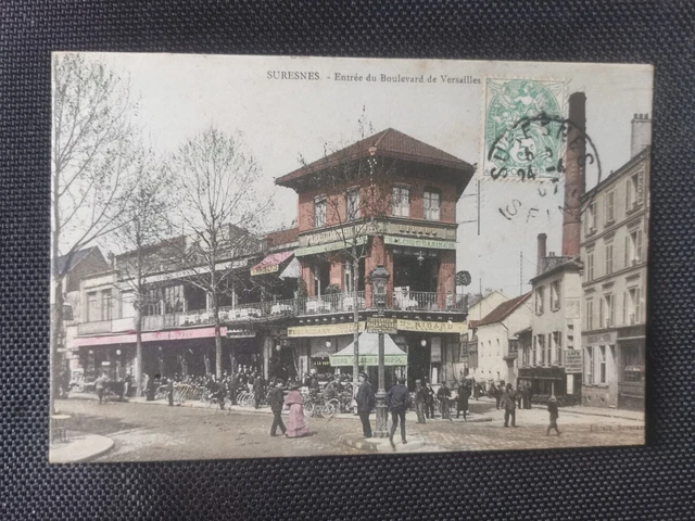 CPA 92 SURESNES - Entrée du Boulevard de Versailles