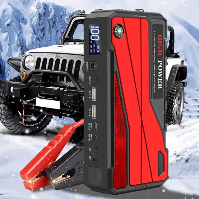 Car Jump Starter 159800mAh Power Bank Charger 12V Car Van Battery Pack Booster