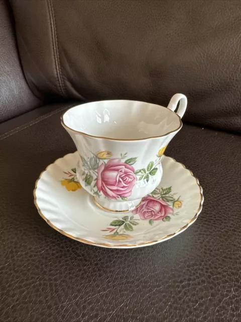 Vintage Royal Imperial Tea Cup And Saucer - Finest Bone China - England