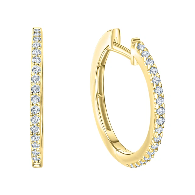 Orecchini Pieghevoli In Acciaio Inox Per Donna &ndash; Set Di Creoli E Orecchini A Perno (Oro/Avorio/Antracite)