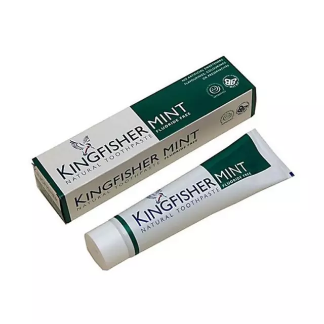 💚 Kingfisher Natural Mint Fluoride free Toothpaste 100ml