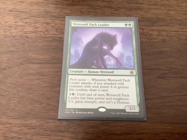 MTG - Magic the Gathering Cards - Werewolf Pack Leader - Creature - AFR