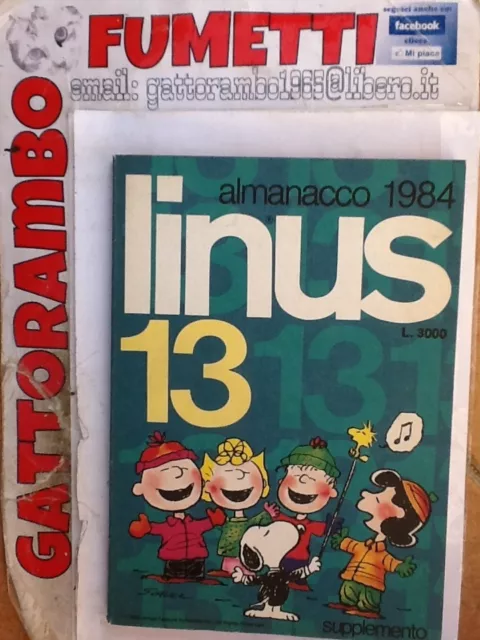 Almanacco Linus Anno 1984 Buono++