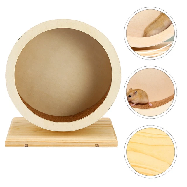 Flüsterlaufrad Aus Holz Ökologisches Brett Hamsterrad Spielzeug