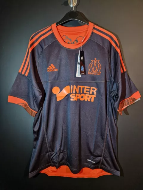 Olympique Marseille Trikot Shirt 2012 Original ADIDAS schwarz/ Orange