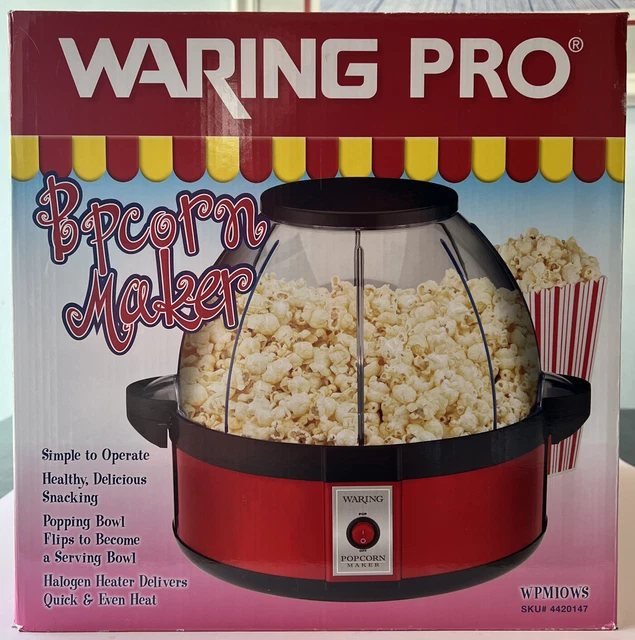 Waring Pro Popcorn Maker WPM10 Professional Popcorn Machine Brand New In Box