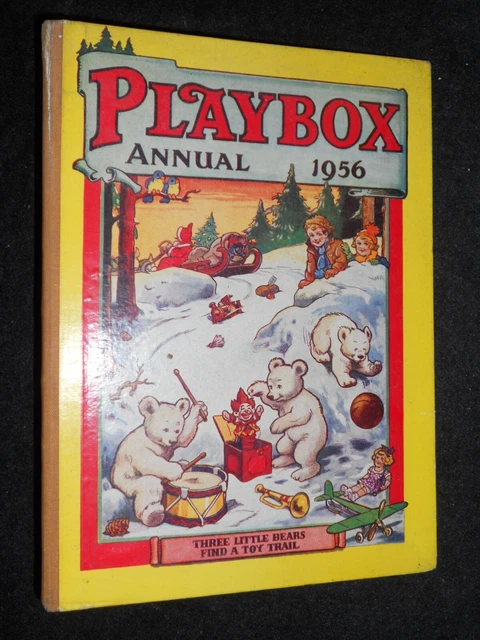 PLAYBOX ANNUAL 1956 - Vintage Children's Book, Cartoons & Stories ...