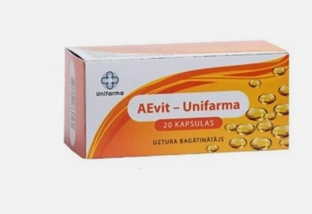 AEVIT AE A+E vitamins food supplement 20 caps 10# £0.01 - PicClick UK