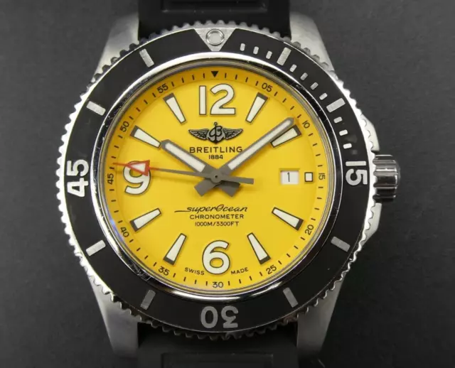 Breitling SuperOcean Automatic 44mm A17367 1000m Swiss Made RRP £2950 Breitling SuperOcean Automatic 44mm A17367 1000m Swiss Made RRP £2950