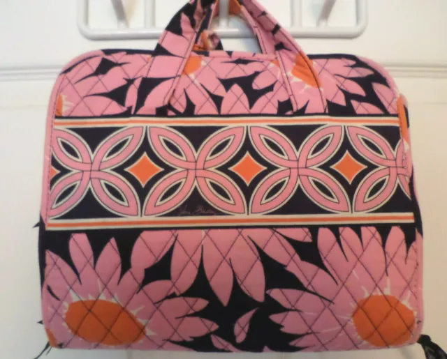 Vera Bradley Loves Me Pink Sunflower Hanging Travel Organizer