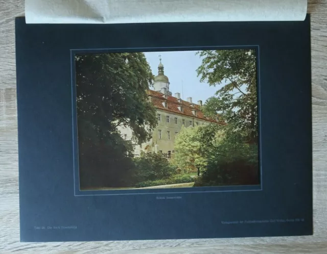 Brandenburg 1918/19 Schloß Sonnewalde Gebäude Architektur Park +++ 27x36cm