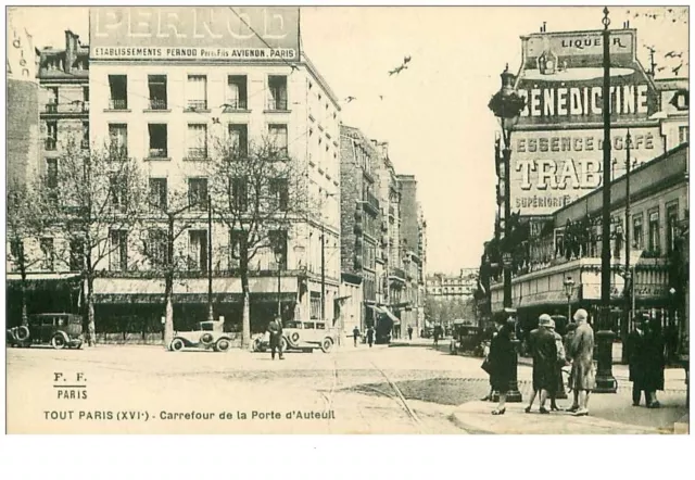 75.PARIS.16eme ARR.n°21866.CARREFOUR DE LA PORTE D'AUTEUIL