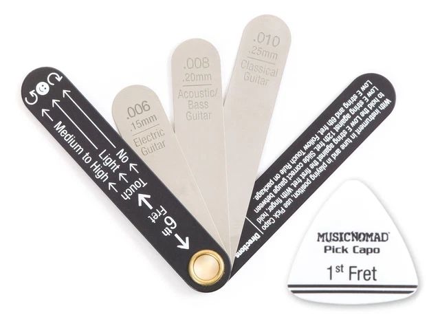 Music Note Rod MUSIC NOMAD MN600 Precision Truss Rod Gauge with Pick Capo £20.32 ...