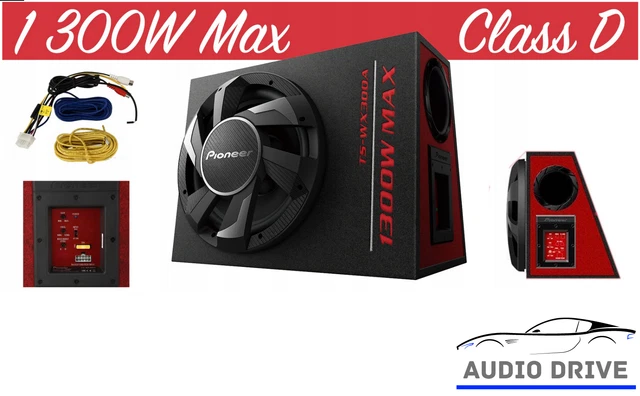 Pioneer TS-WX300A Sub Active Powered 12" Subwoofer Built in Amplifier 1300W MAX