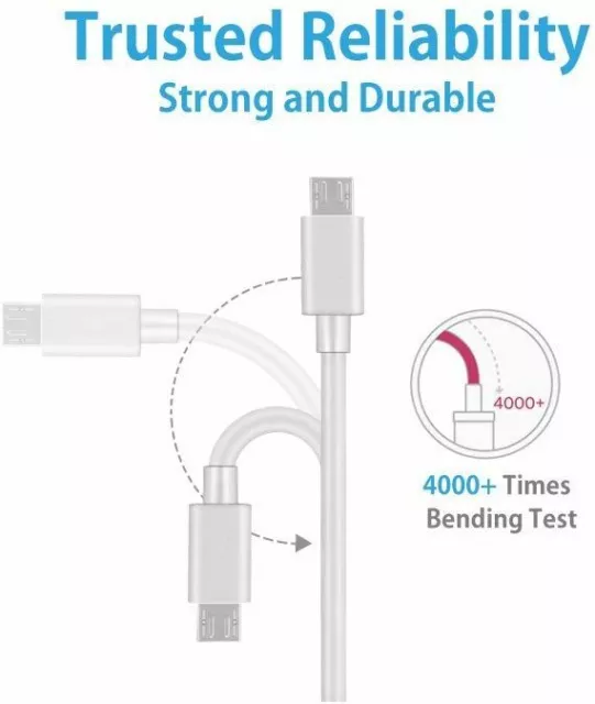 Câble Micro USB 1M 2M 3M Chargeur pour Samsung,Huawei,Appareils Android, Sony 3