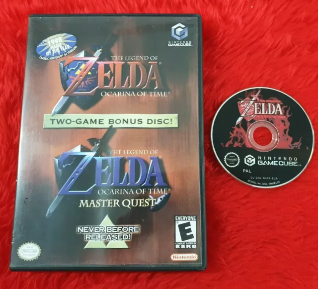 gamecube ZELDA OCARINA OF TIME + MASTER QUEST The Legend of (NI) wii PAL