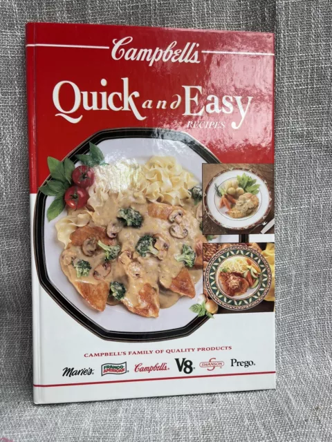 Campbells Quick and Easy Recipes 1993 Hard Cover