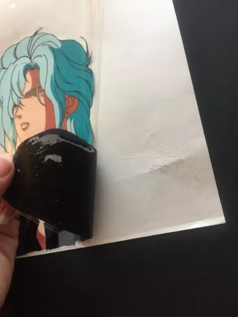 IDOL DENSETSU ERIKO - HIROSHI anime cel B22 w/ Genga ~Ray Rohr Cosmic Artifacts 3