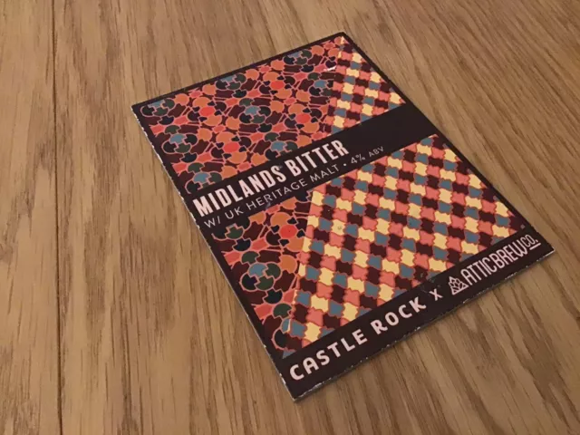 Castle Rock Brewery Midlands Beer Pump Clip