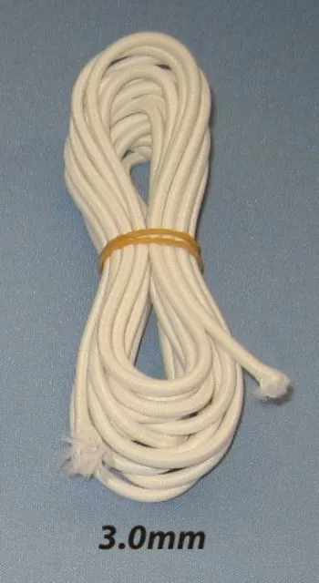 3mm Doll Stringing Elastic Cord x 3 metres - Professional Quality - Best Seller!