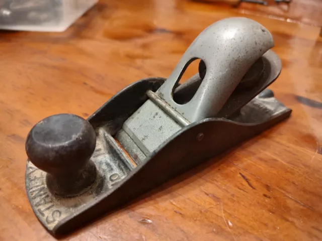 Vintage Stanley Block Plane No 110 Wood Scraper Shaver W/Blade Works Tool USA