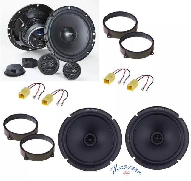 Set 6 Haut Parleur STEG Leo 650C MS650 pour Alfa 147 159 Sup / Avec Enceinte