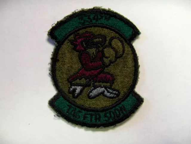 US AIR FORCE 334th Tactical Fighter Squadron Vietnam War Subdued Patch ...
