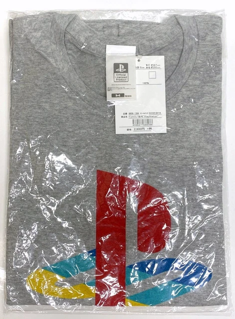 [Made by COSPA] PlayStation T-shirt Gray M Size