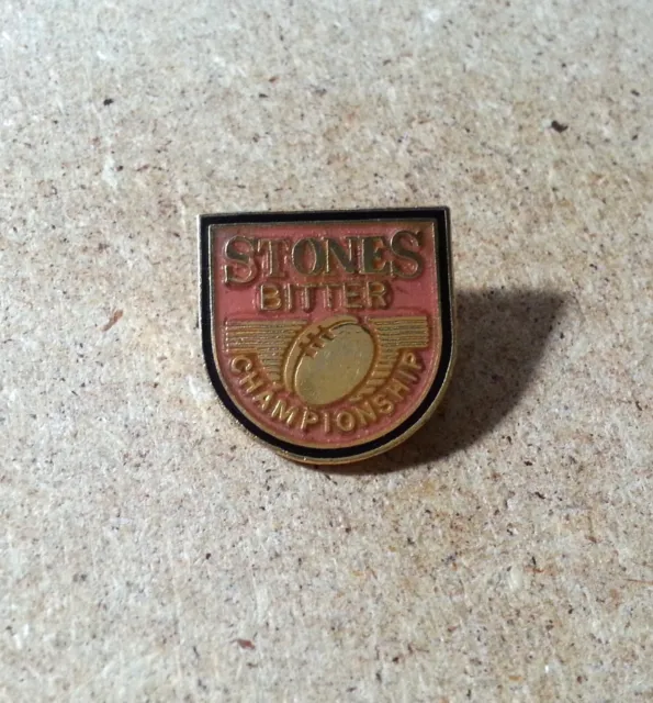 Stones Bitter Championship - Vintage Enamel Rugby League Badge