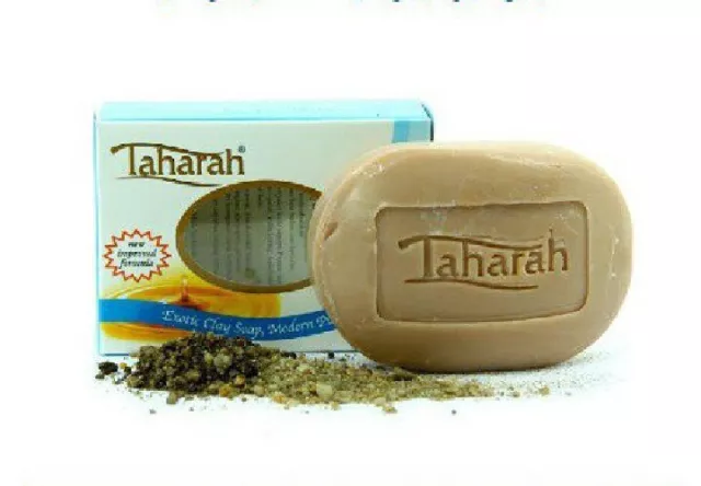 4 X 100 GM Original Taharah Clay Cleansing Soap 90% Pure Clay Cleanse Dog Saliva