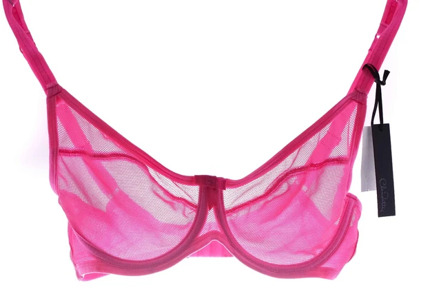 LOVE CLAUDETTE ELSA Pink Fishnet Bra Sexy Lingerie Women's Intimates  Underwear $19.99 - PicClick