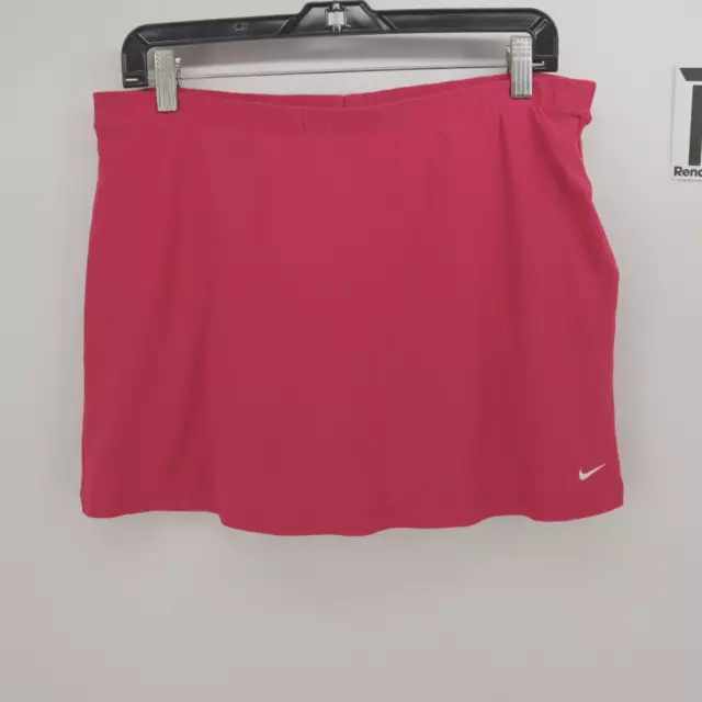Womens Nike Dri Fit Pink Tennis Skirt Skort Size Medium M Golf Casual Bottoms