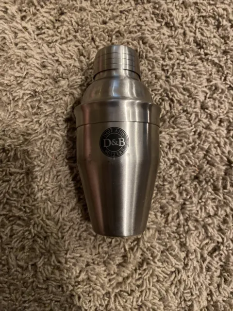 Vintage Martini Shaker Stainless Steel D&B RV size Dave and Busters 