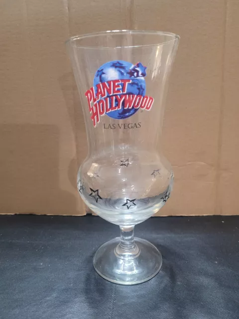 Planet Hollywood Collectible Hurricane Glass 8.5" Las Vegas