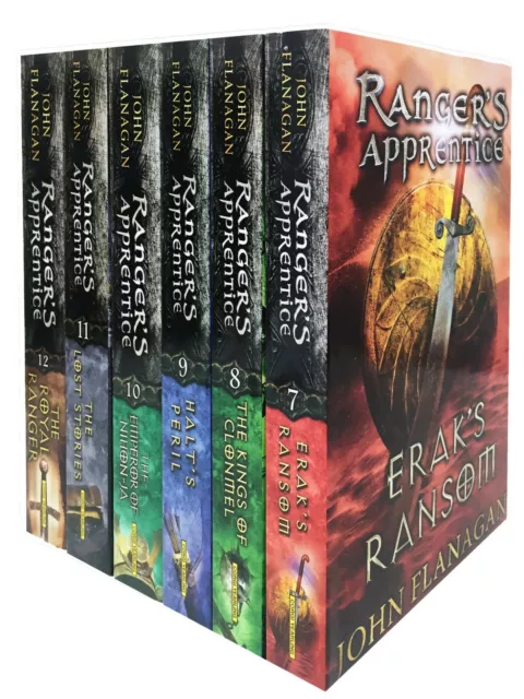 Rangers Apprentice Series 2 John Flanagan Collection 6 Book Set The Royal Ranger