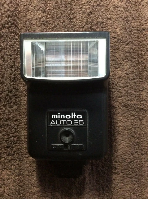 Konica Minolta Auto 25 Shoe Mount Flash for Konica Minolta. Must read listing.