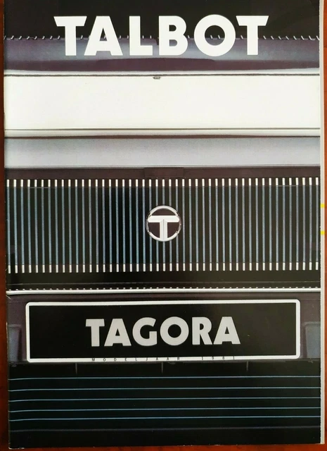 1981 TALBOT TAGORA Catalog-Brochure-Catalogue-Pamphlet £5.97 - PicClick UK