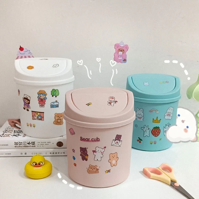 Household Desktop Dustbin Waste Bin Garbage Bin Dustbin Basket Trash Can